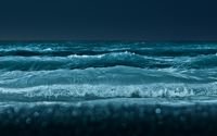 pic for Big Blue Waves At Night 